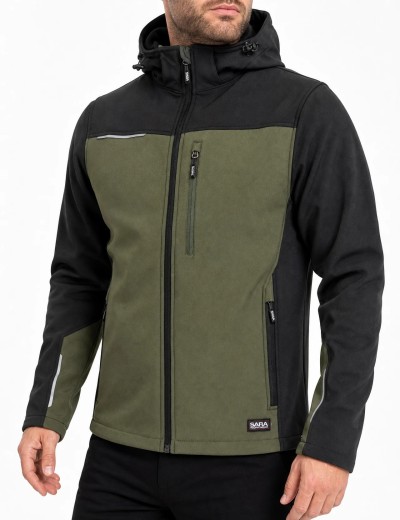 Pracovná mikina Sara Workwear SOFTSHELL COMFORT+