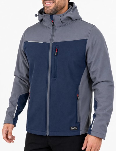 Pracovná mikina Sara Workwear SOFTSHELL COMFORT+