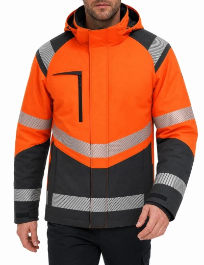 Pánska reflexná bunda Bosafety Atlanta C2 | Balticworkwear.sk