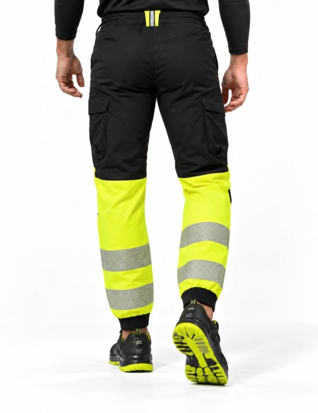 Elastické reflexné nohavice Bosafety Comfort