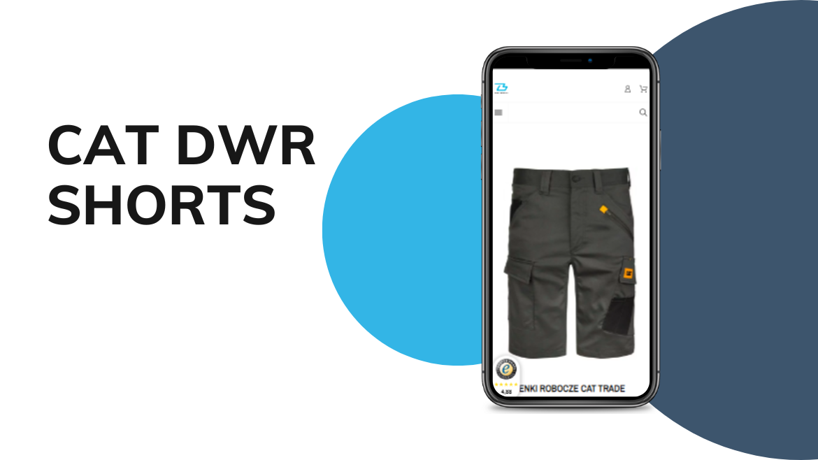 Recenzia pracovných šortiek Cat DWR stretch